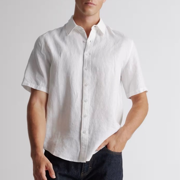 Quince 100% European Linen Short Sleeve Shirt - Picture 2 of 8